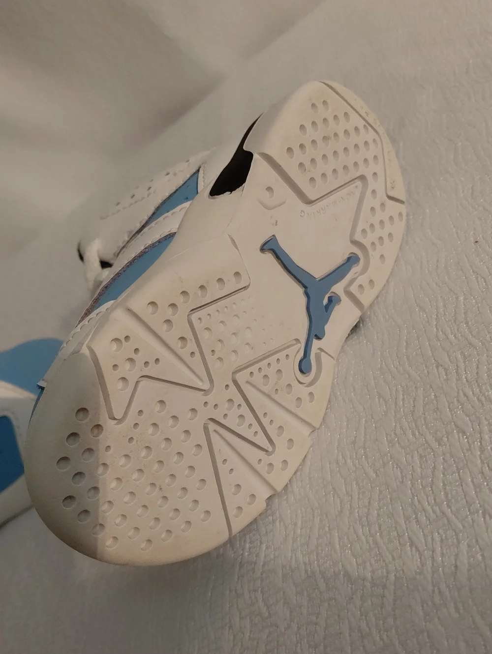 Jordan Toddler 5C Retro TD Sneakers in White and Light Blue Atheletic DV606-410